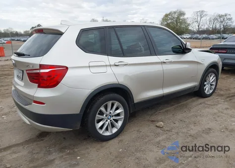 2014 BMW X3 xDrive28I из США, поврежденный, VIN 5UXWX9C50E0D31428